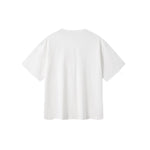 Camiseta destructiva de peso pesado con borde crudo de 10 oz