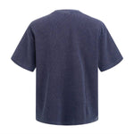 Camiseta de algodón lavado vintage Batik de 8,25 oz