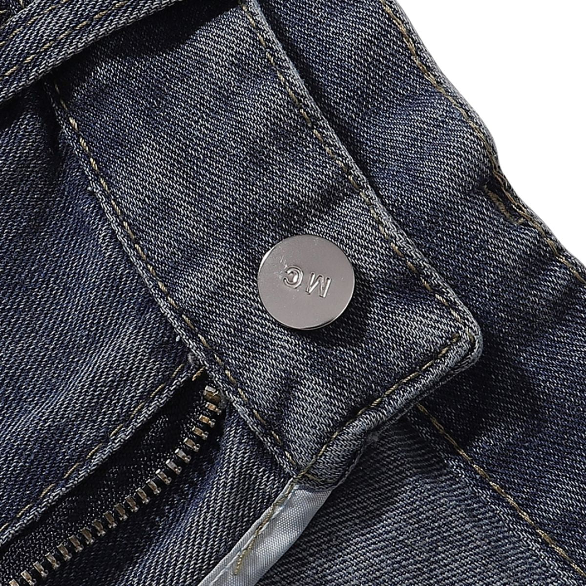 Cartoon Patch Loose Fit Denim Shorts
