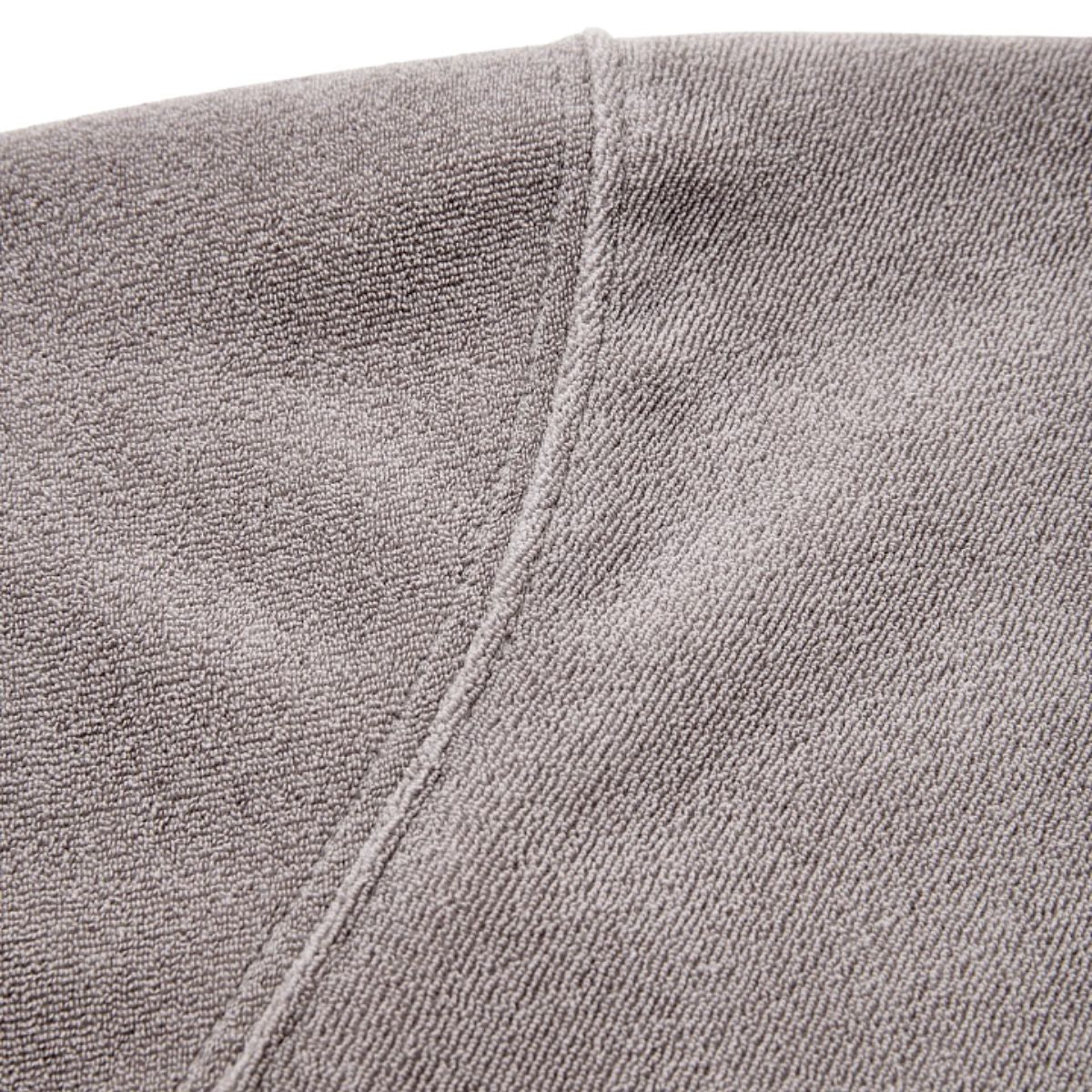 Retro Terry Cloth Polo Collar Sweatshirt