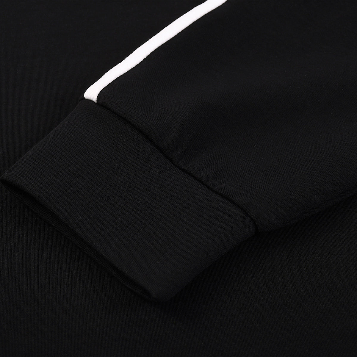 Mock Layered Contrast Strap Sweatshirt