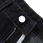 Bermudas con lavado vintage y salpicaduras de tinta