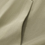 Hooded Terry Sweatshirt With Stacked Ruched Cuffs