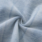 Vintage Washed Light Blue Whiskered Slim Flare Jeans