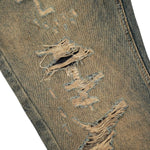 Smoke Rise Relaxed Fit Dirty Wash Ripped Jeans