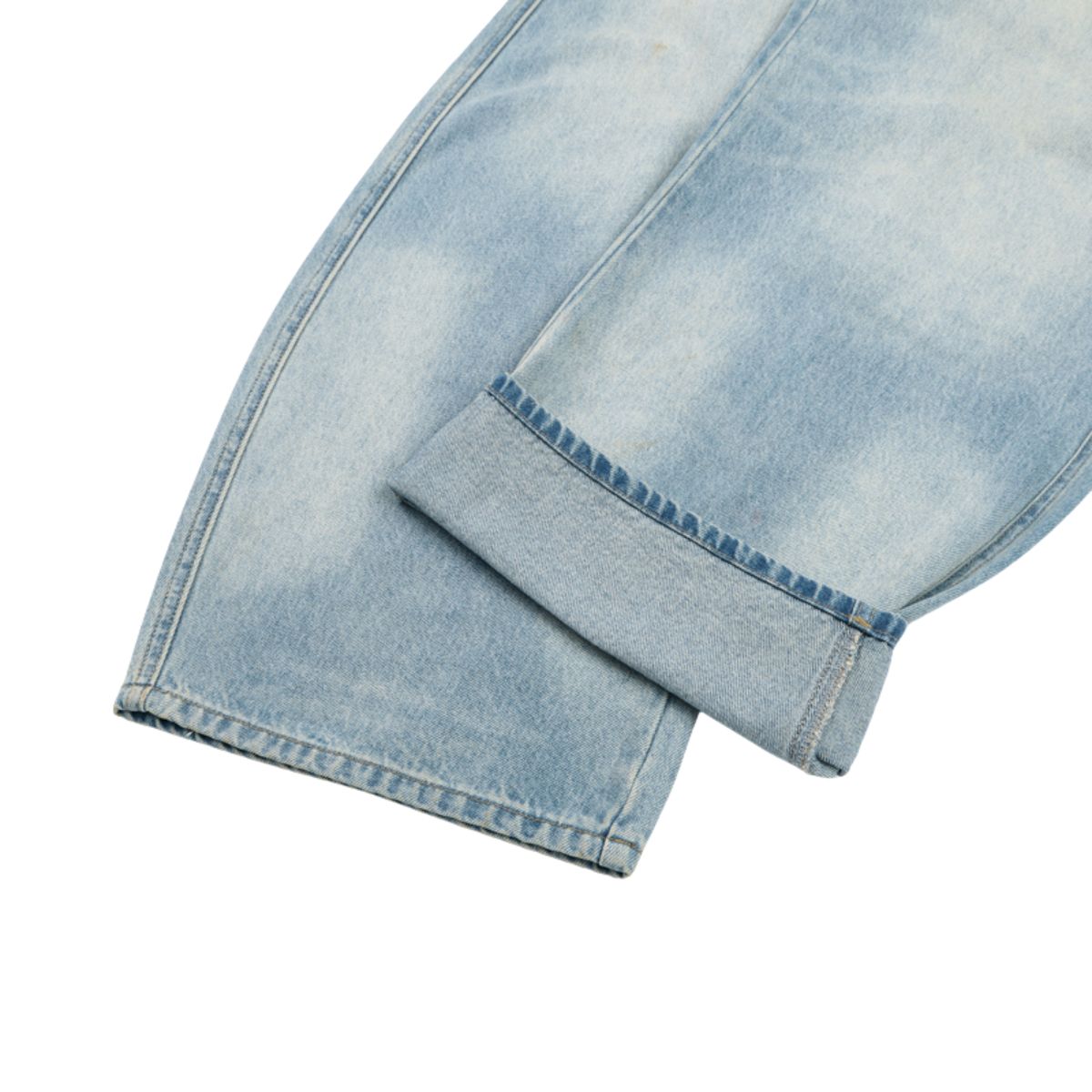 Vintage Light Blue Baggy Wide‑Leg Jeans