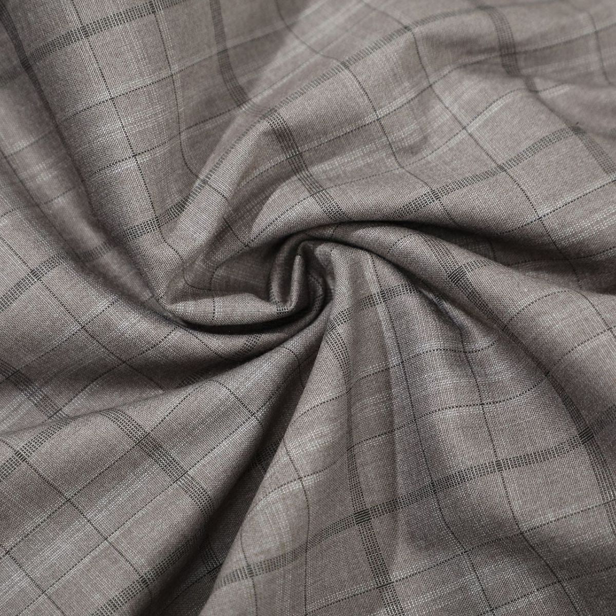 Vintage Plaid Wide Leg Drape Trousers