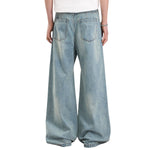 Streetwear Relaxed Straight-Leg Workwear Jeans