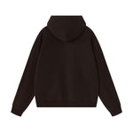 Cotton Structured French Terry Boxy Hoodie