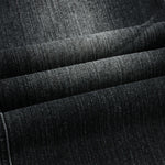 Vintage Washed Black Wide‑Leg Jeans