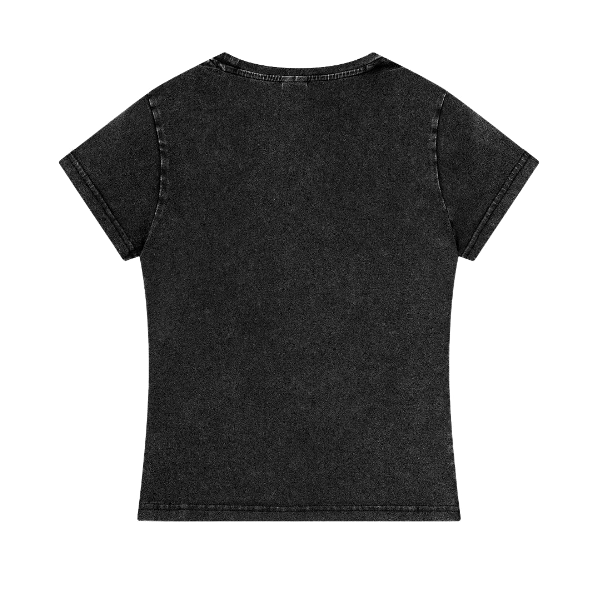 Snow Washed Peruvian Cotton Slim Fit Y2K Tee