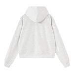 Old Money Drop‑Shoulder Loose V‑Neck Hoodie