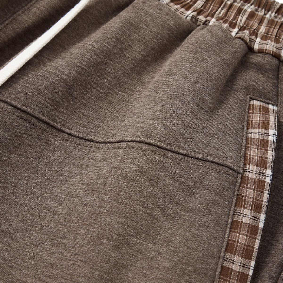Quiet‑Luxury Old‑Money Heather Contrast Trousers