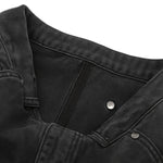 Men's Distressed Punk Cargo Pants �Loose Wide-Leg Streetwear