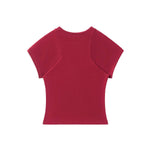Academia Style Soft Daily Wear Stretch Tee