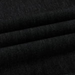 American Retro Black Pleated Jeans