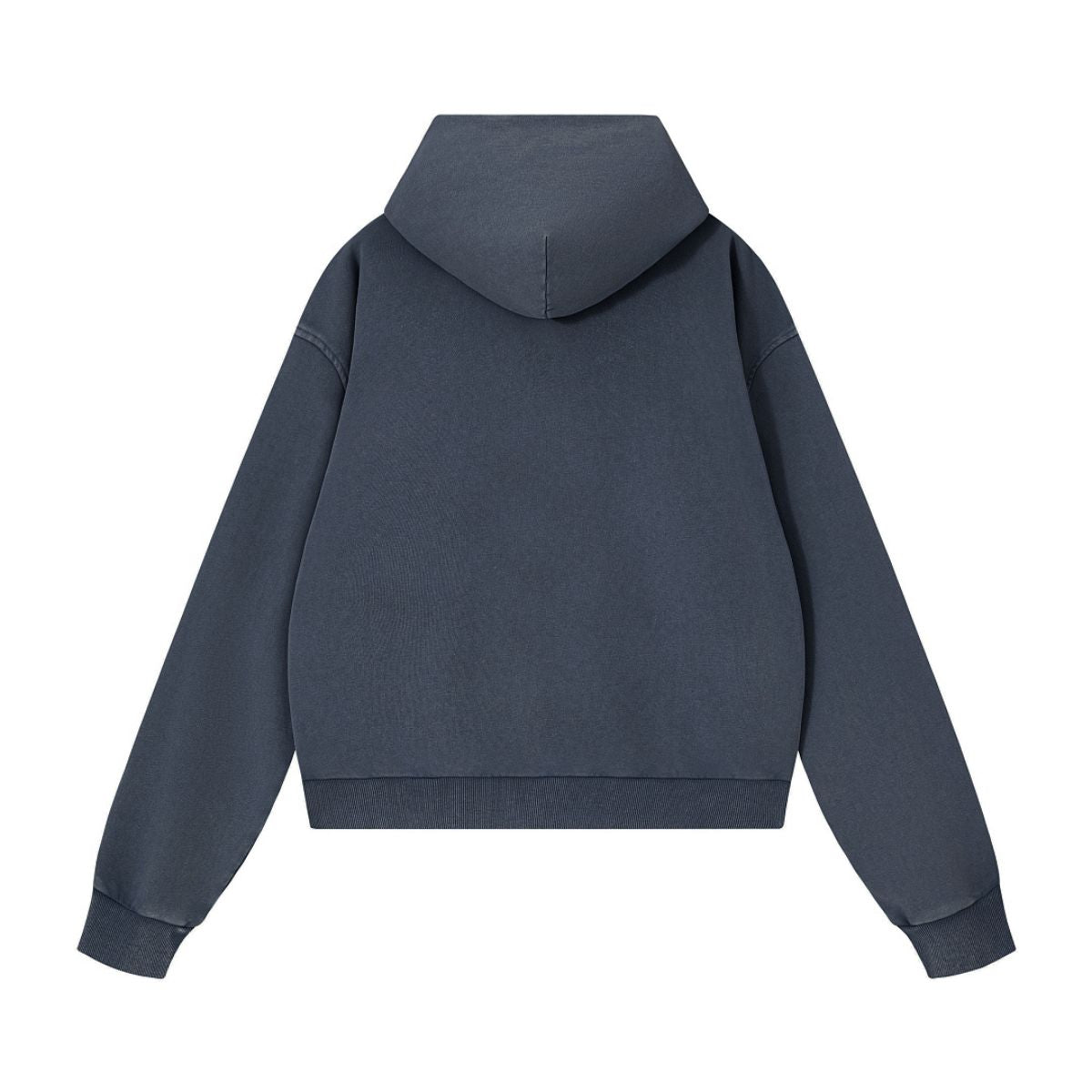 Washed Distressed Loose Casual Hoodie