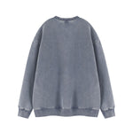 Heavyweight Fleece Washed Vintage Crew Neck Sweatshirt