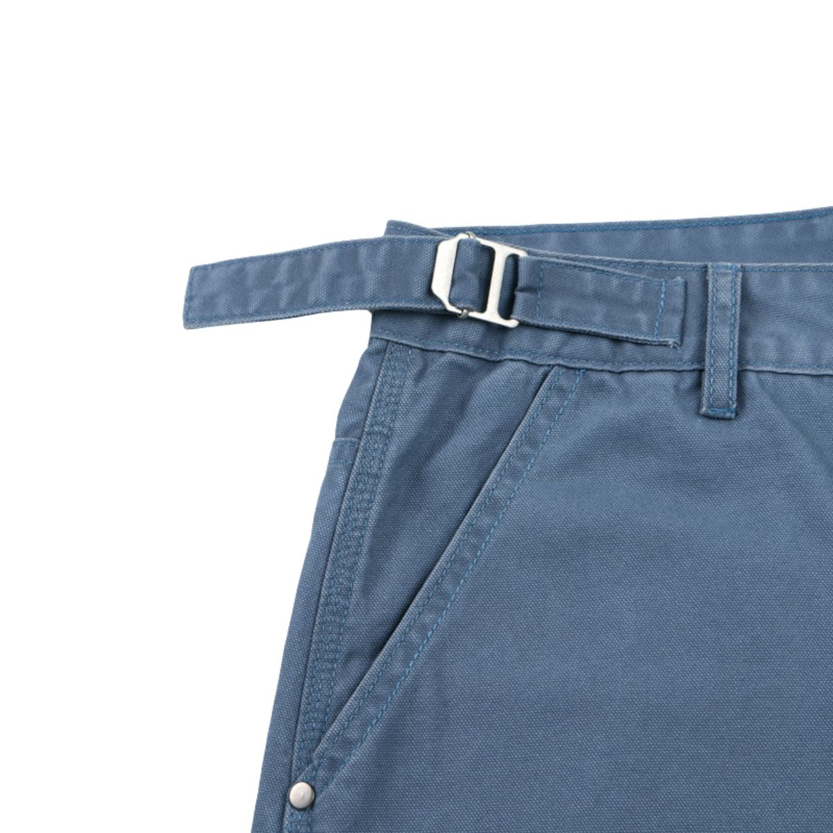Printed Adjustable Waist Cargo Wide‑Leg Pants