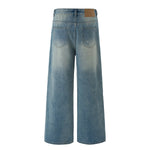 High Rise Wide Leg Vintage Light Wash Jeans