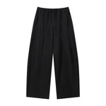 Minimalist Wide-Leg Elastic Waist Pants