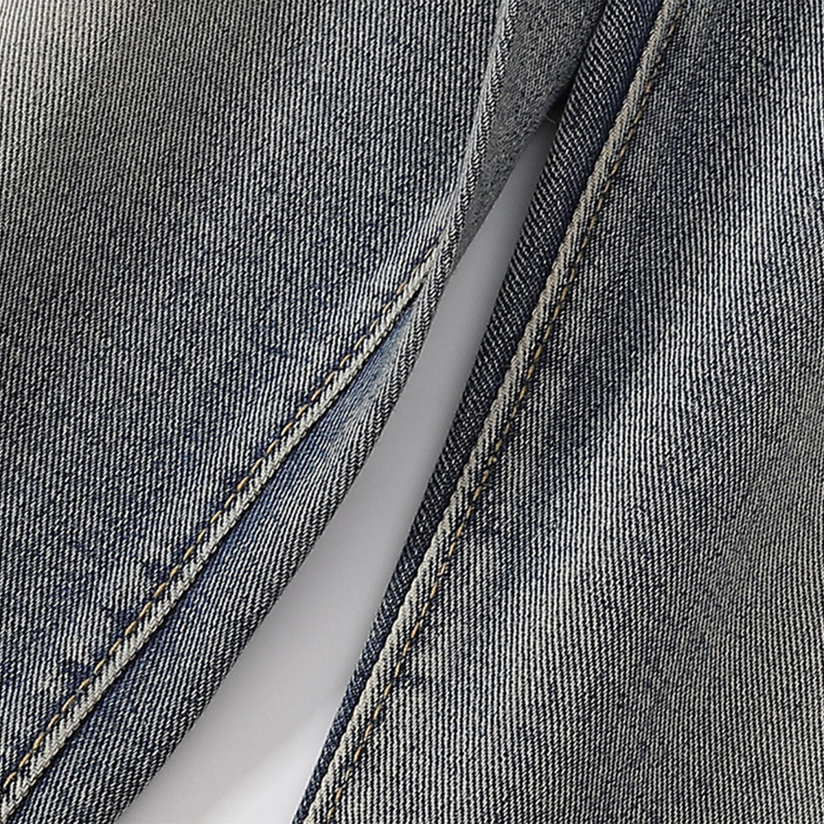 Distressed Patched Star Detail Jeans