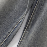 Distressed Patched Star Detail Jeans