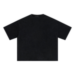 Oversized Vintage Wash Cotton Tee Shirt