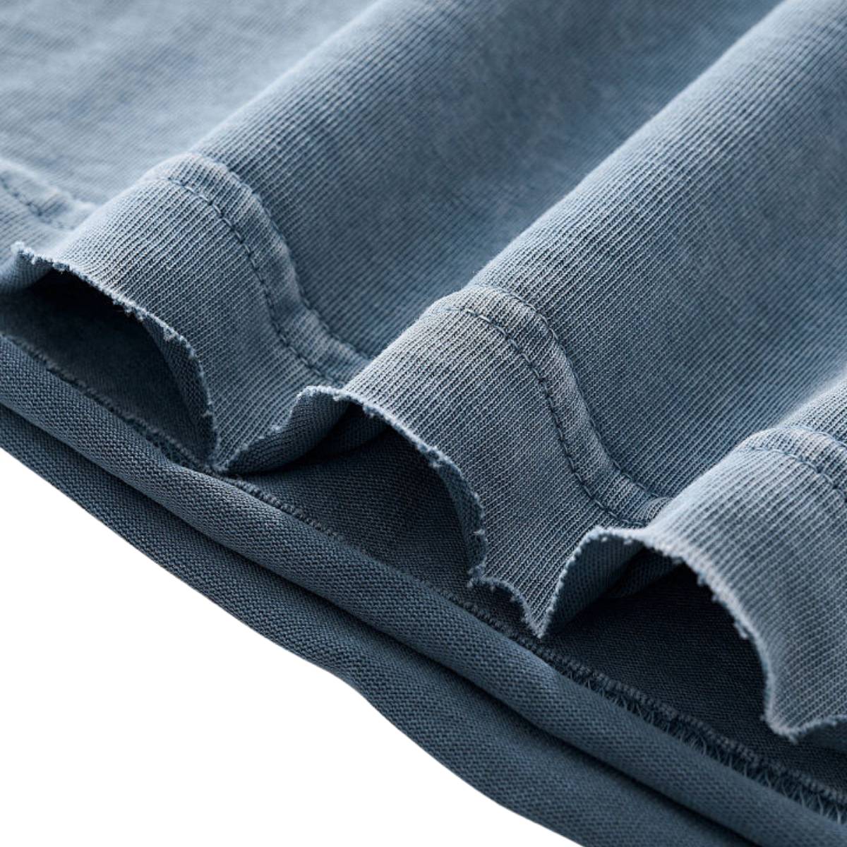 Washed Boxy Raw Hem Tee