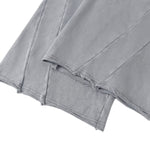Streetwear Vintage Batik Washed Distressed Spliced Wide Leg Pants