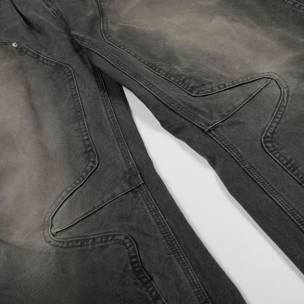 Distressed High Waist Wide Leg Denim Jeans