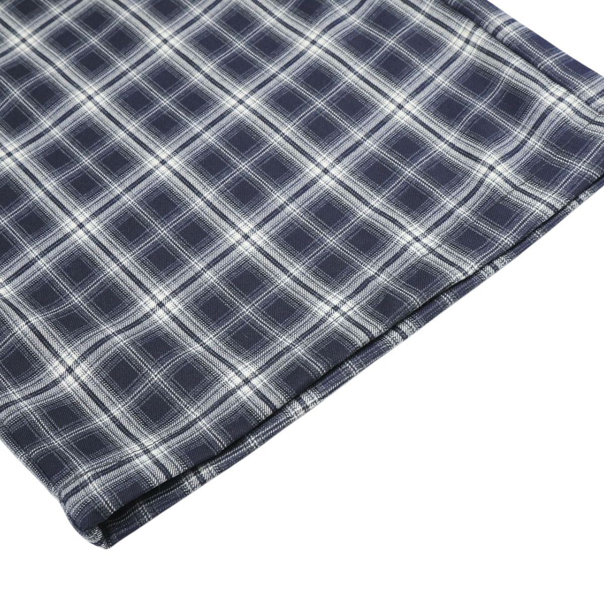 Vintage Plaid Wide Leg Casual Trousers