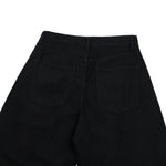 Voluminous Wide‑Leg Twill Casual Pants