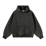 Sudadera con capucha de felpa de novio de gran tamaño