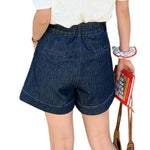 Women's Wide-Leg Denim Walk Shorts