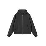 Vintage Boxy Full Zip Hooded Sweatshirt