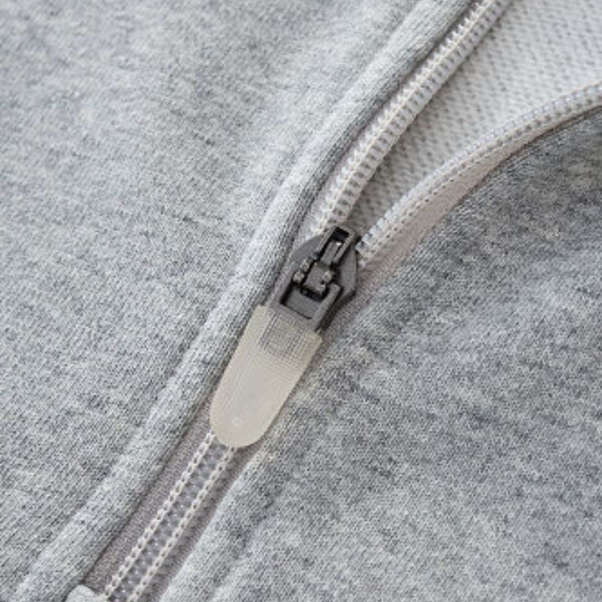Preppy Style Half‑Zip Sport Sweatshirt With Adjustable Drawstring Hem