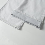 High Street Washed Distressed Wide Leg Flared Jeans
