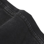 Wax Dyed Distressed Raw Hem Streetwear T Shirt
