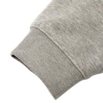 Quiet Luxury Melange Half-Placket Polo Sweatshirt