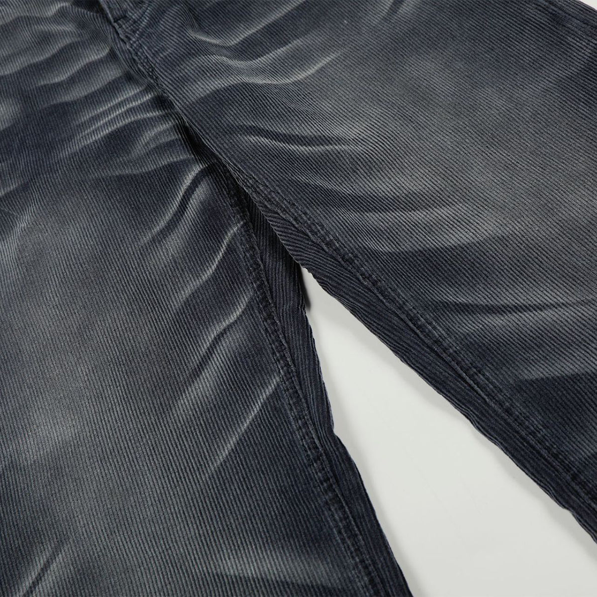 Faded Grey Vintage Wash Wide-Leg Jeans