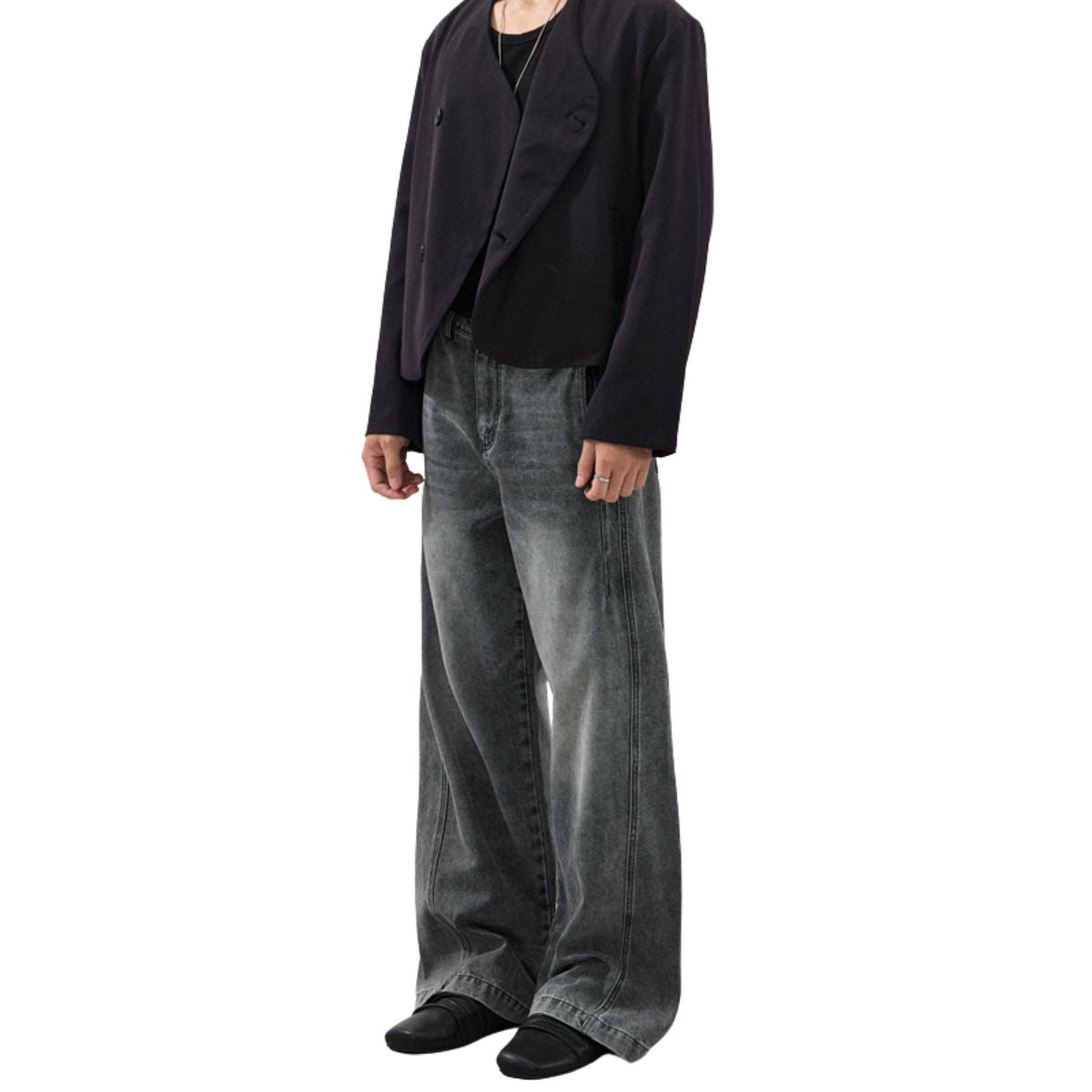Washed American Streetwear Unisex Jeans