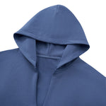 Old Money Drop‑Shoulder Loose V‑Neck Hoodie