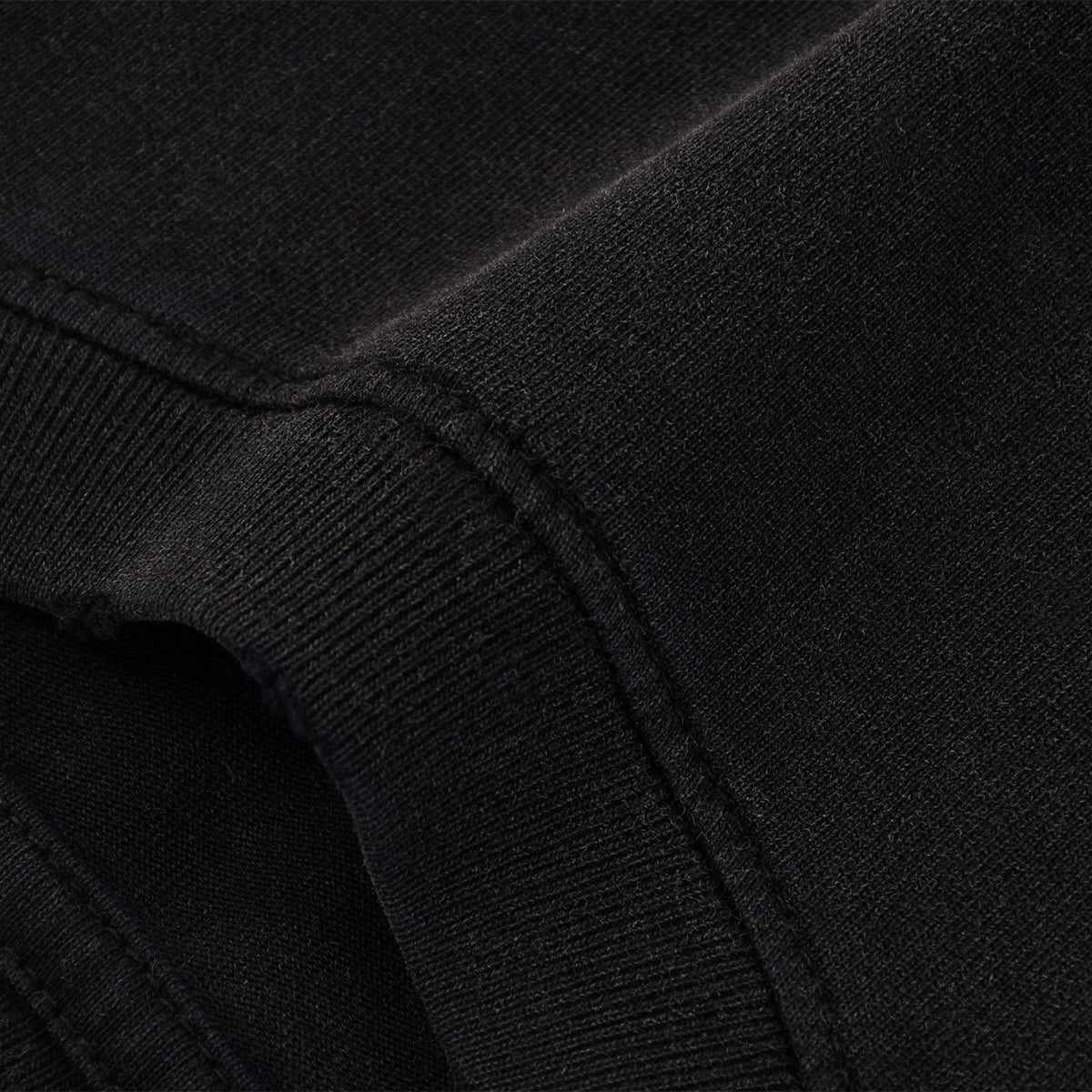 Black Washed Cotton Ripped Boxy Tee 270gsm