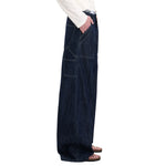 Vintage Slub Carpenter Baggy Denim Pants