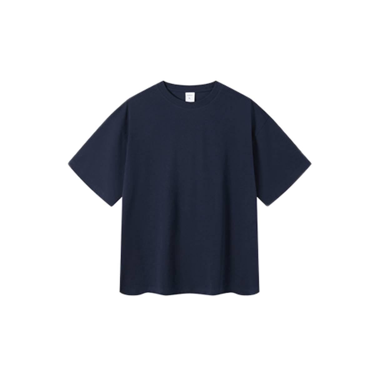 Camiseta destructiva de peso pesado con borde crudo de 10 oz