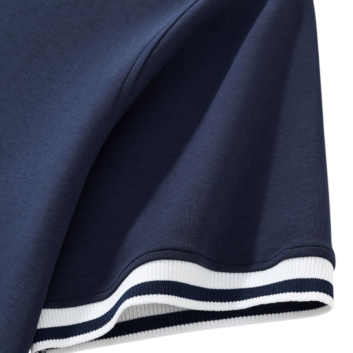 Short Sleeve Button‑Up Striped Baseball Cardigan
