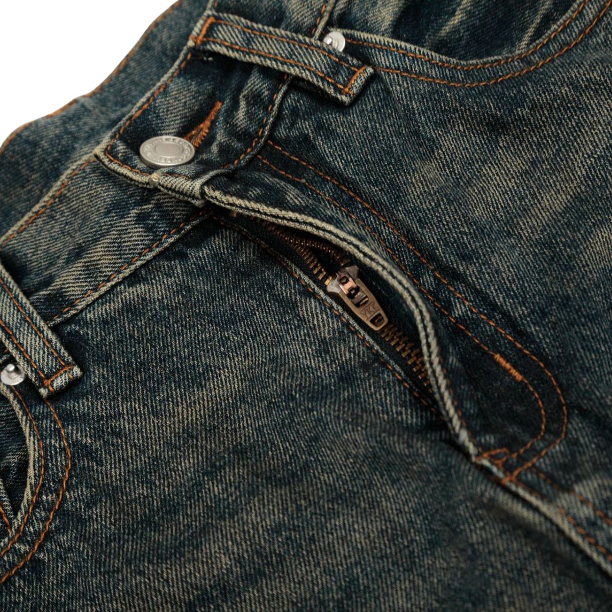 Smoke Rise Relaxed Fit Dirty Wash Ripped Jeans