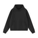 Cotton Structured French Terry Boxy Hoodie