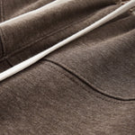 Quiet‑Luxury Old‑Money Heather Contrast Trousers